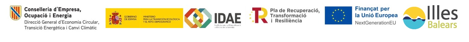 Logotips de les institucions que donen suport al projecte PITEIB